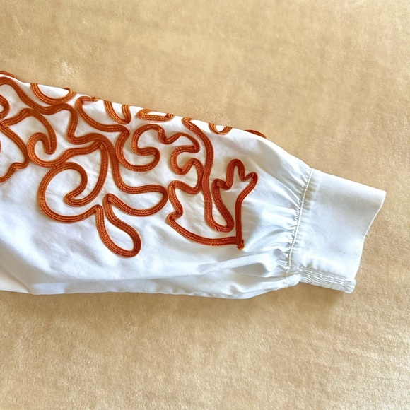 Vintage Chico’s Abatract White Sleeve Shirt - Picture 6 of 6